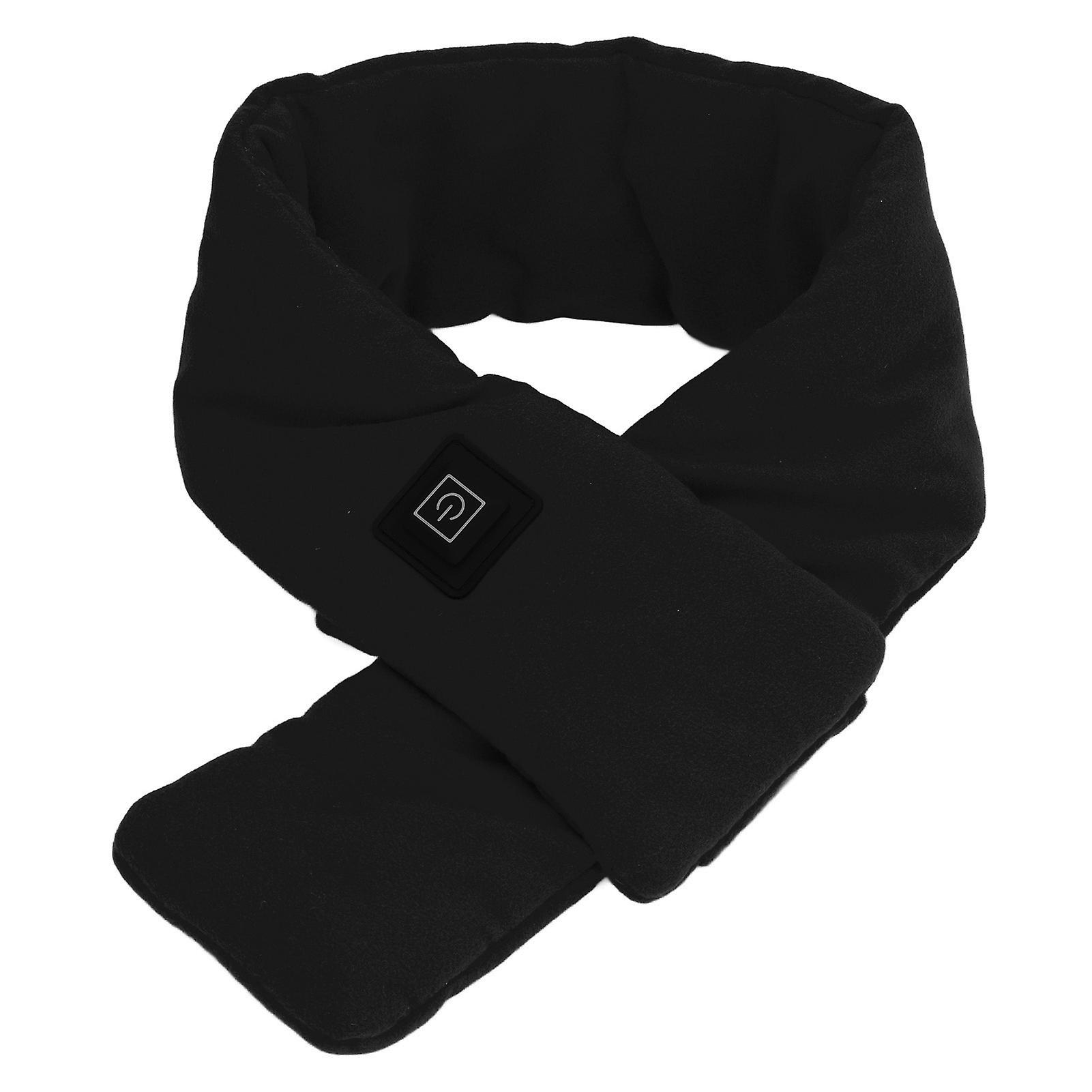 Heating Scarf Washable Skin Friendly Electric Heated Scarf With 3 Adjustable Gears For Adults Children Elderlyblack