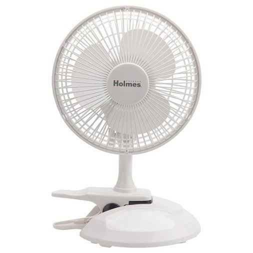 Holmes 6-inch 2-in-1 desk/clip fan-HCF0611AWM