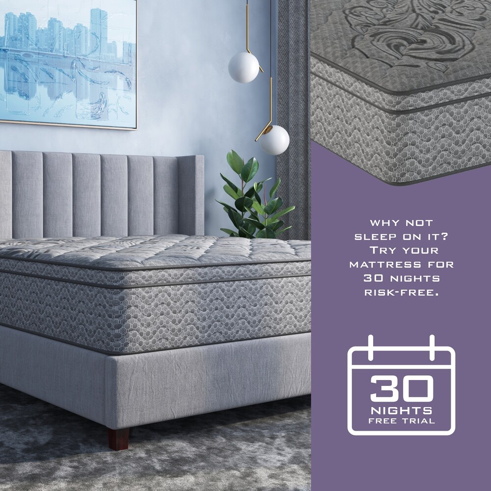 American Furniture Classics Patriot Series CertiPUR US Certified 12 inch Twin Size Pocketed Coil Memory Foam Mattress in a box