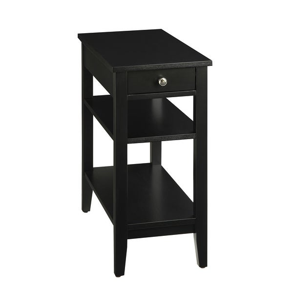 Copper Grove Aubrieta1 Drawer Chairside End Table with Shelves