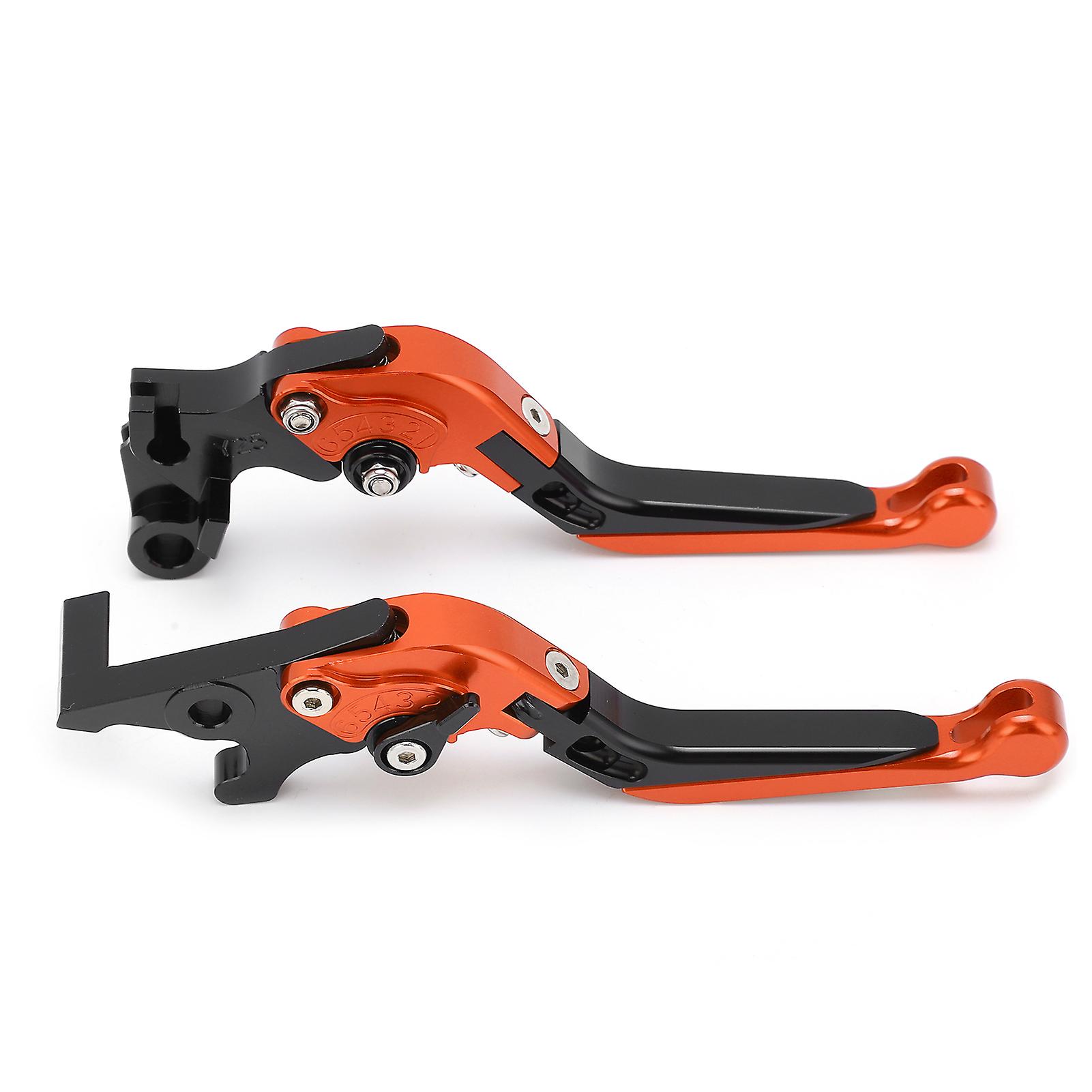 Adjustable Brake Clutch Levers Cnc Aluminum Alloy Replacement For Yamaha Mt25 Mt03 R25 R3orange