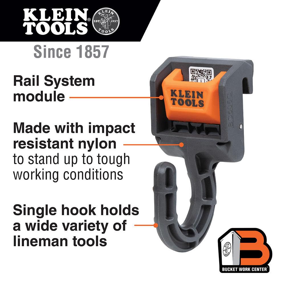 Klein Tools Open Hook Module Rail System BC505C from Klein Tools