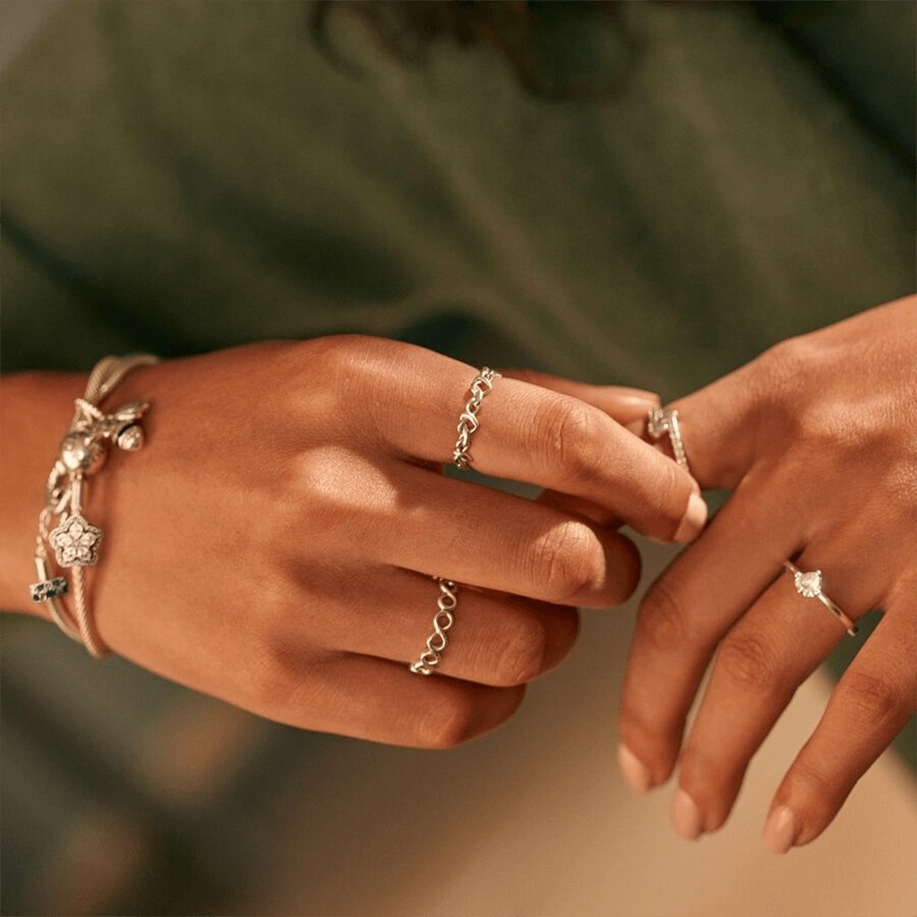 PANDORA  Simple Infinity Band Ring