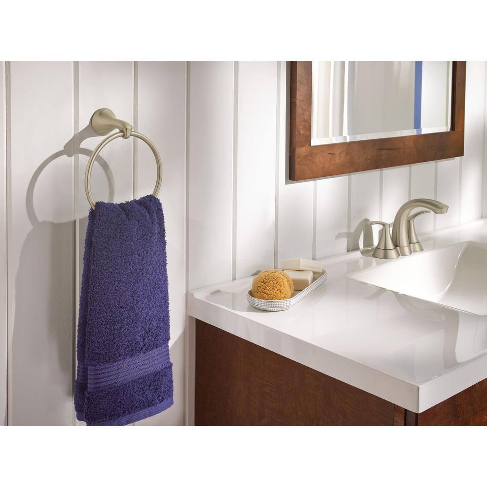 MOEN Darcy Towel Ring in Brushed Nickel Y1586BN