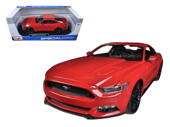 Maisto 2015 Ford Mustang GT 5.0 Red 1/18 Diecast C...