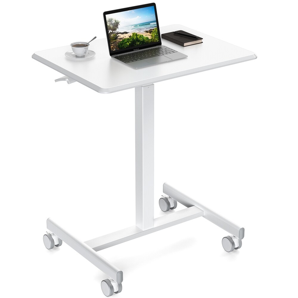 Small Mobile Rolling Standing Desk