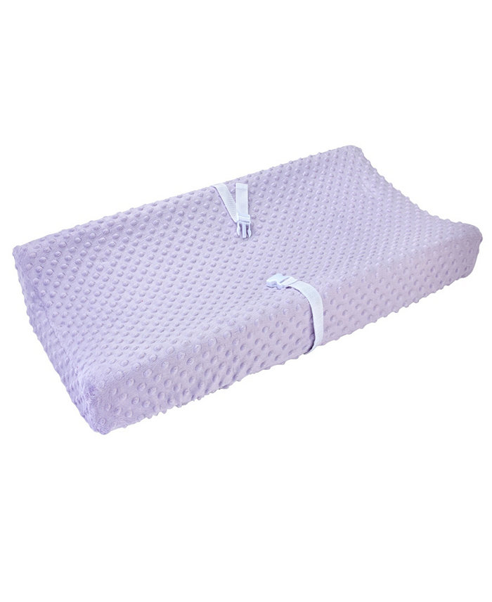 Carters Plush Velboa Bubble Dot Changing Pad Cover