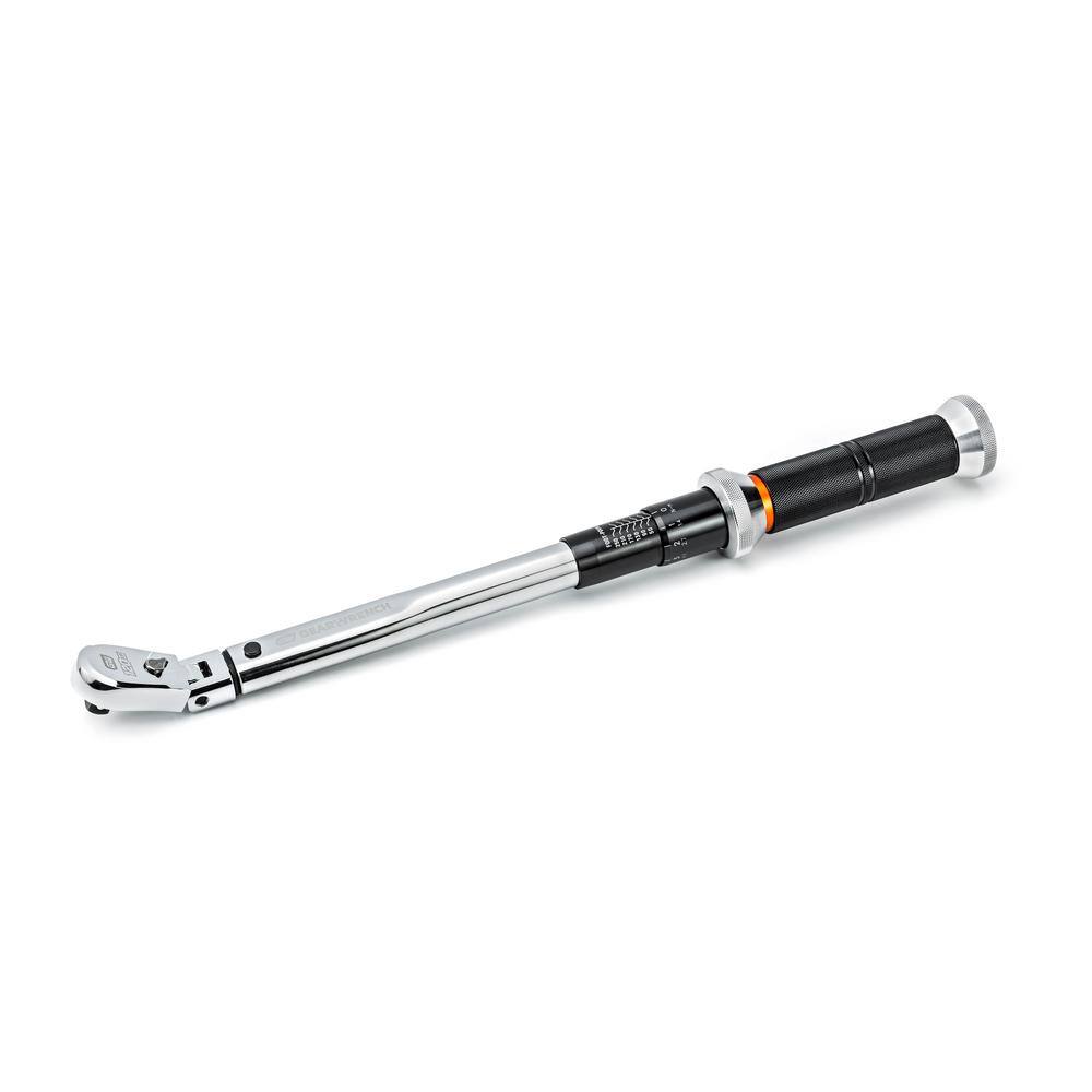 GEARWRENCH 38 in. Drive 120XP 5-75 ftlbs. Flex-Head Micrometer Torque Wrench 85188