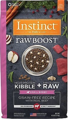 Instinct Raw Boost Small Breed Grain-Free Recipe with Real Beef and Freeze-Dried Raw Pieces Dry Dog Food