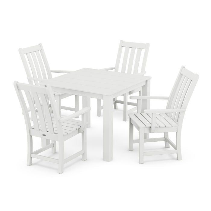 Polywood Vineyard 5-Piece Parsons Dining Set PWS2365-1