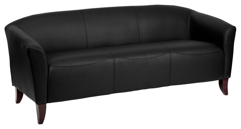 HERCULES Imperial Series Black LeatherSoft Sofa   Transitional   Sofas   by First of a Kind USA Inc  Houzz