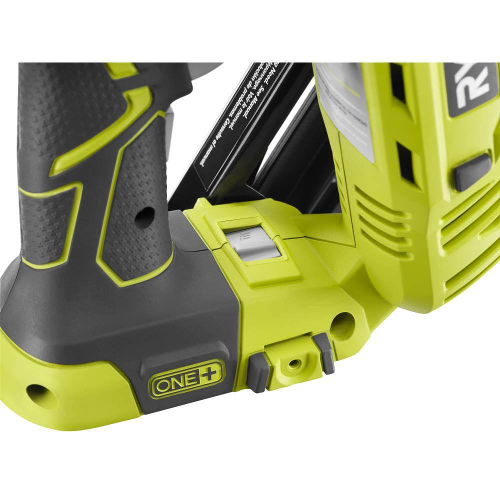 RYOBI ONE+ 18V Cordless AirStrike 15-Gauge Angled Finish Nailer with Cordless Multi-Tool (Tools Only) P330-PCL430B