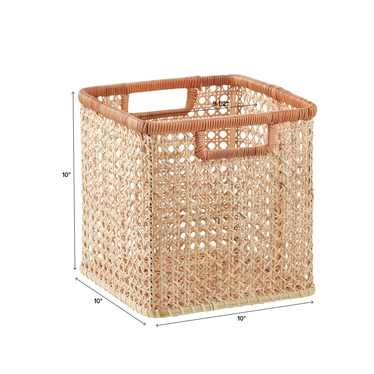 Albany Rattan Cube