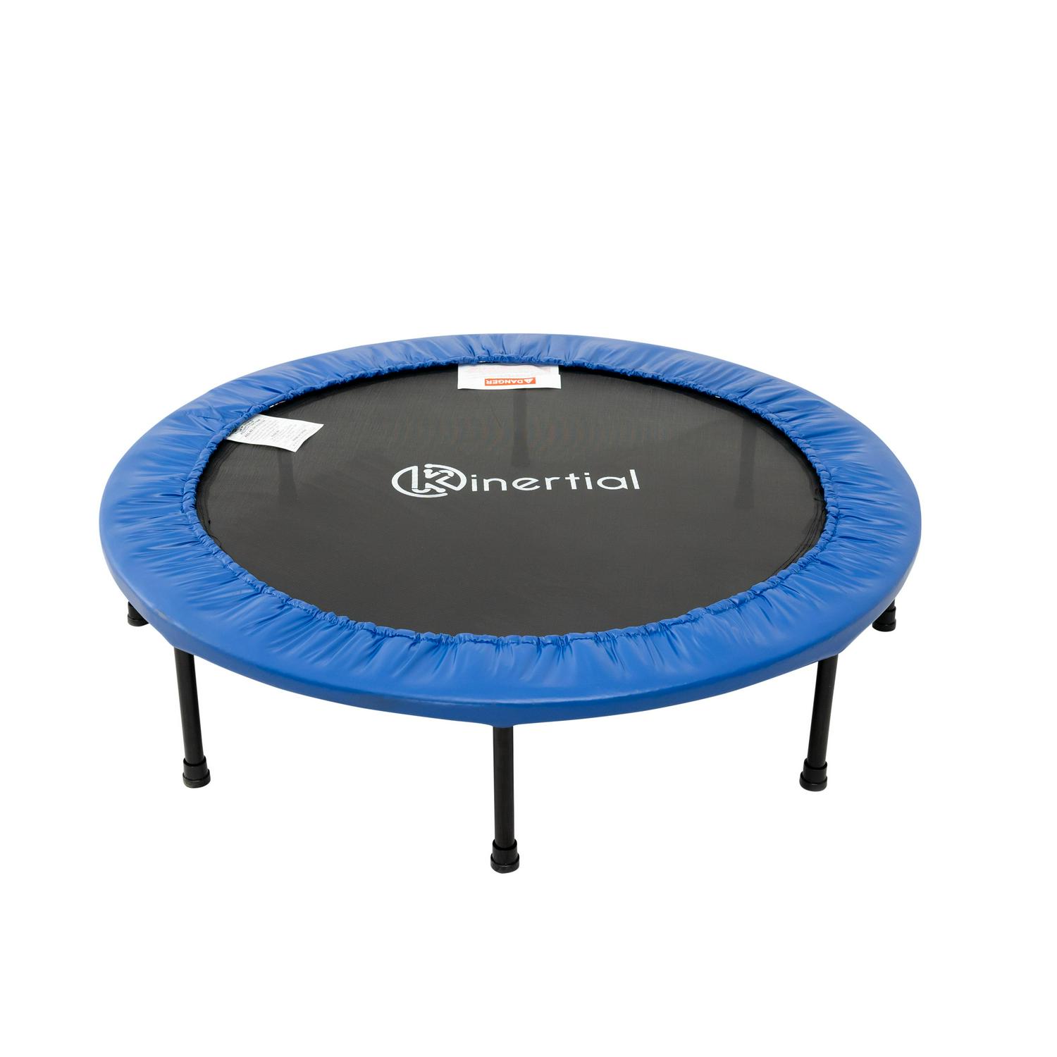 Kinertial 48 Fitness Trampoline for Exercise， Home Gym Rebounder， Max Load 220 lbs