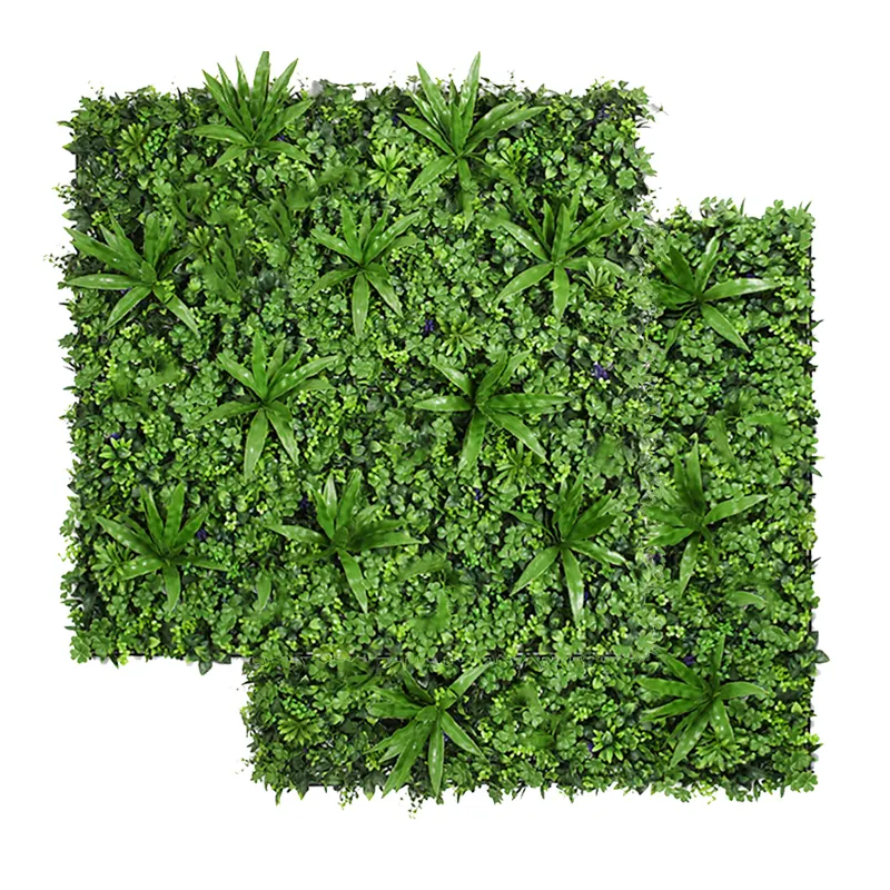 Garden Supplies Artificial Leaf Wall outdoor Decor plastic backdrop panel green wall