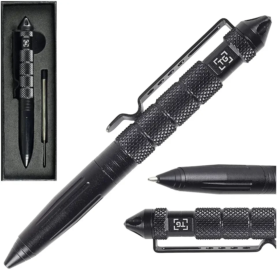 EDC Multi function Tactical Pen Outdoor B2 Tungsten Steel Head Survival Tool Tactical Pen