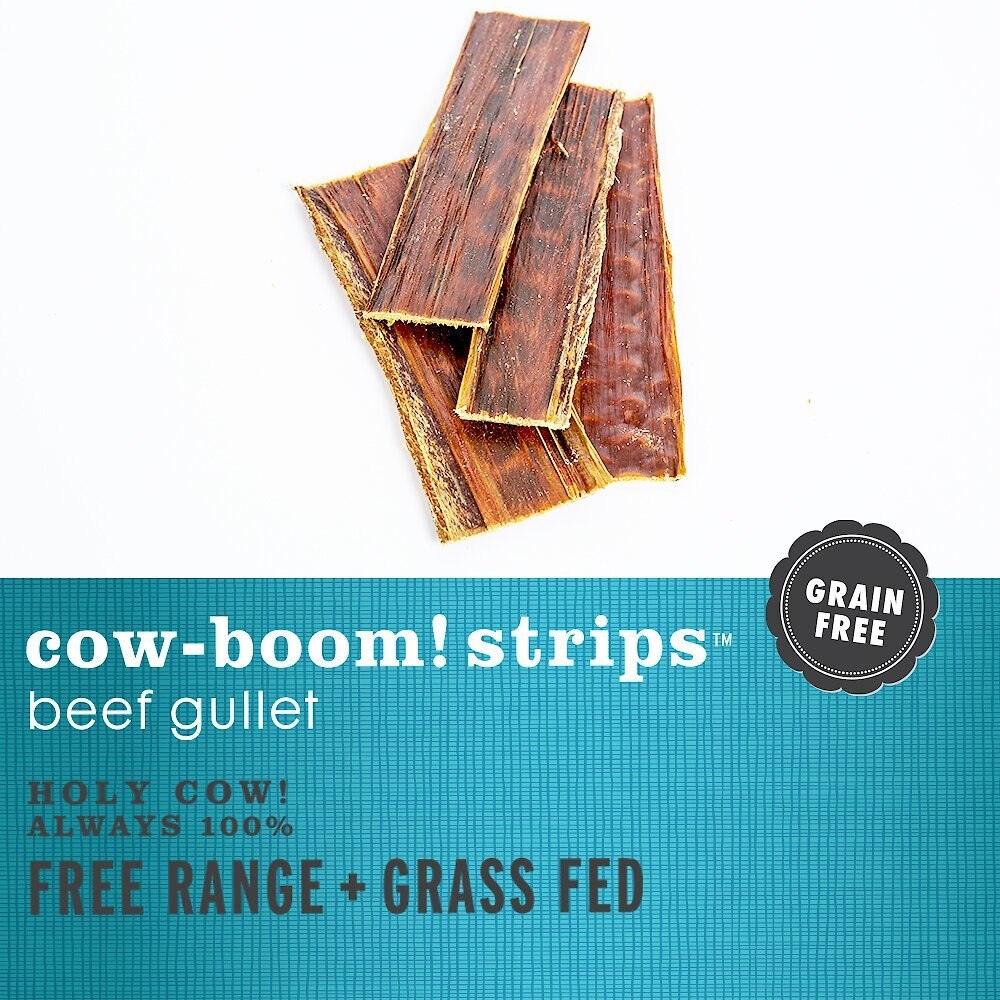 I and Love and You Cow-Boom! Strips Beef Gullet Dog Chews， 6-in