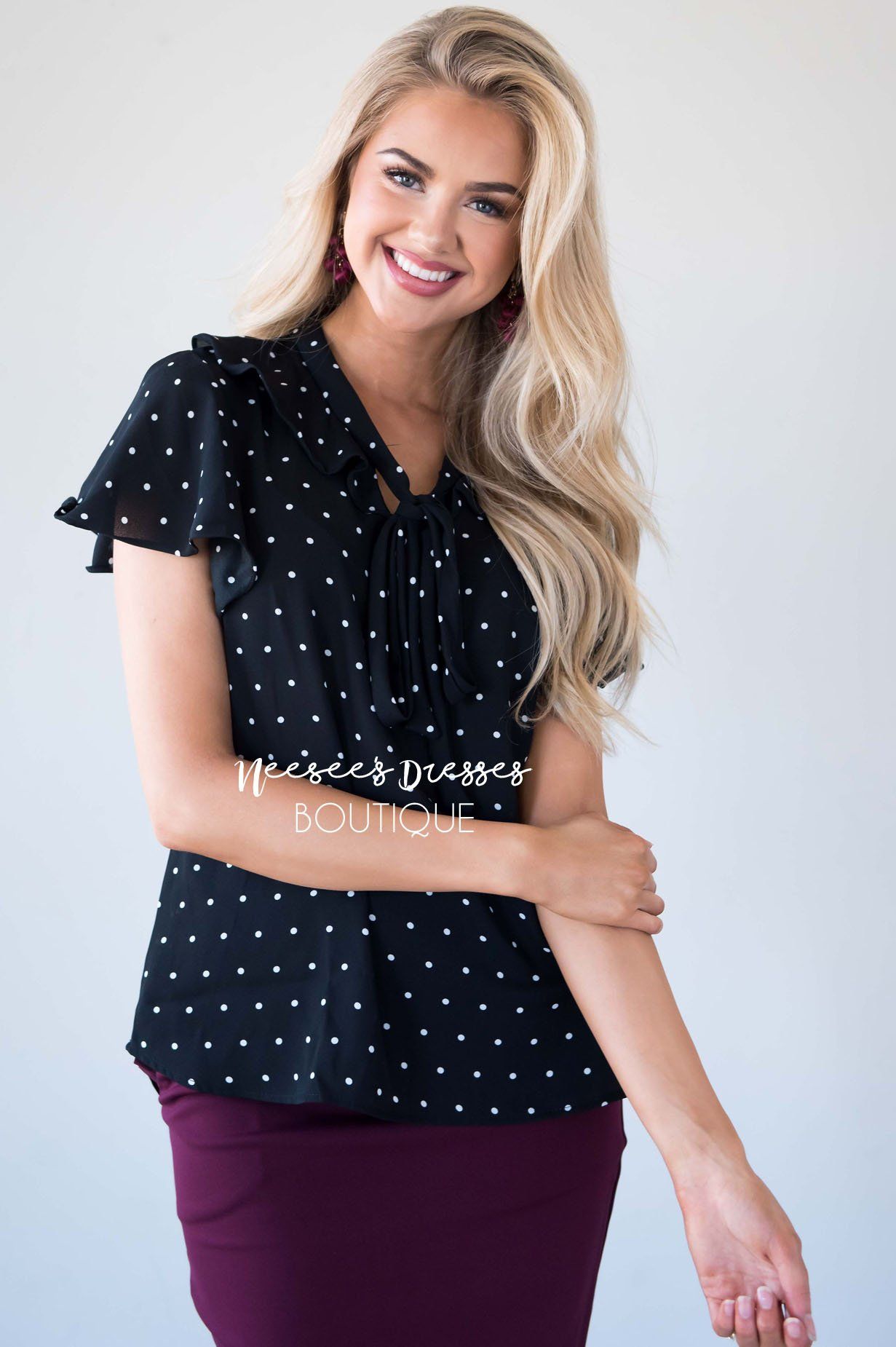 Your Sweet Charm Polka Dot Blouse