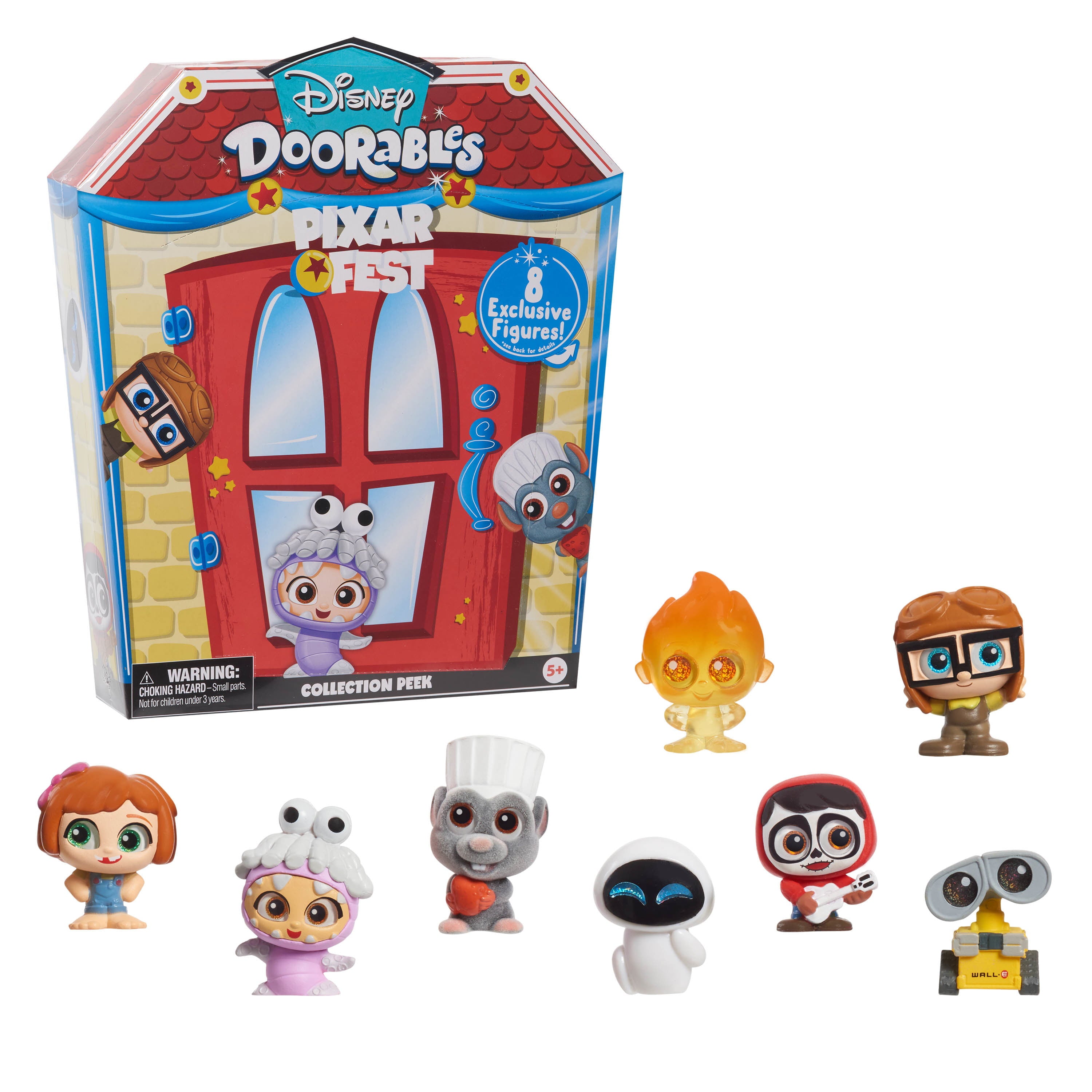 Disney Doorables Pixar Fest Collection Peek， Officially Licensed Kids Toys for Ages 5 Up， Gifts and Presents