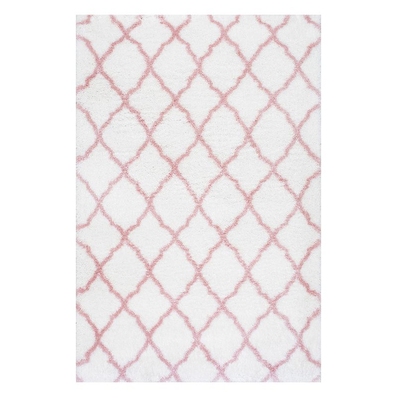 nuLOOM Airy Shag Nelda Lattice Rug