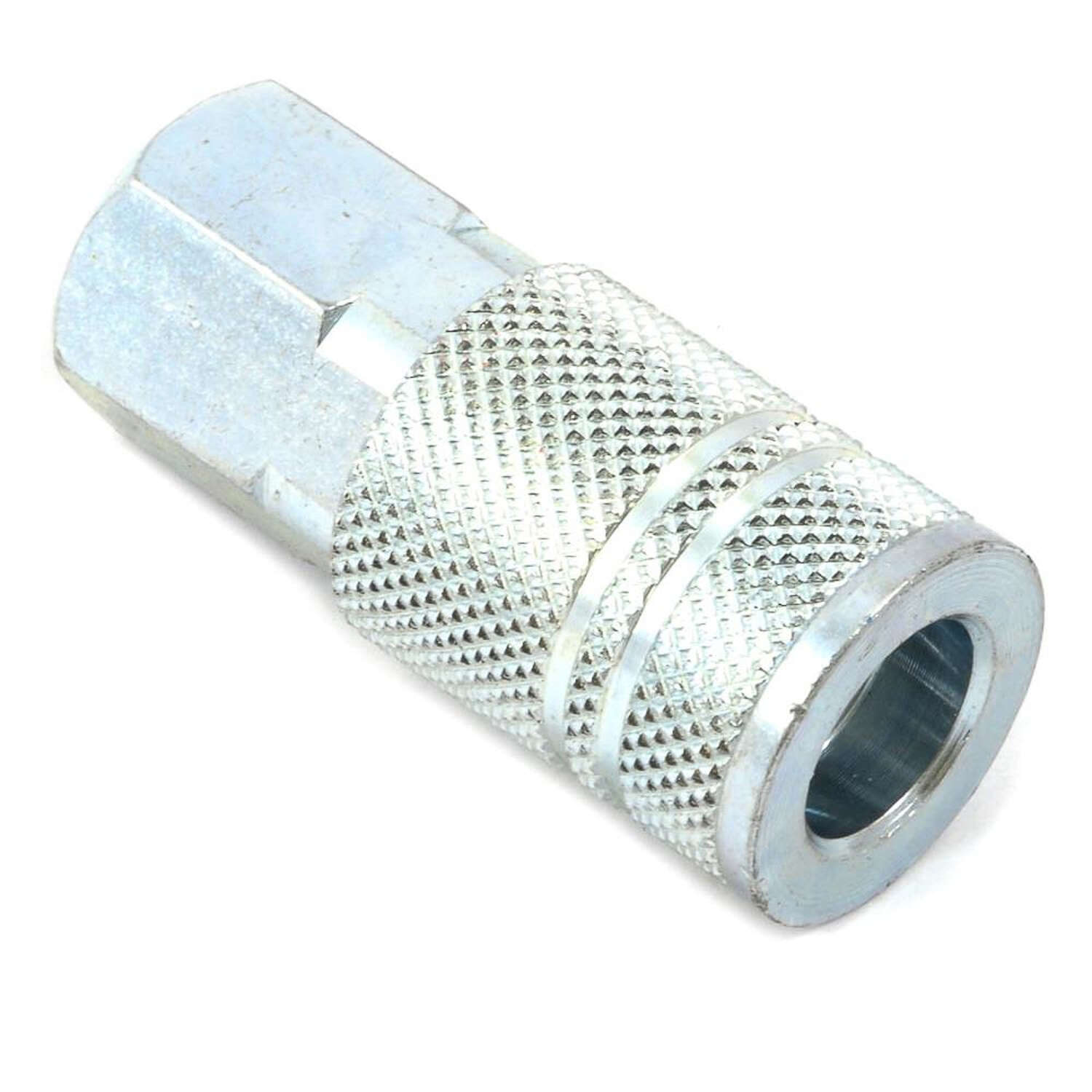 Forney Steel Air Coupler 3/8 in. Female X 3/8 in. 1 pc