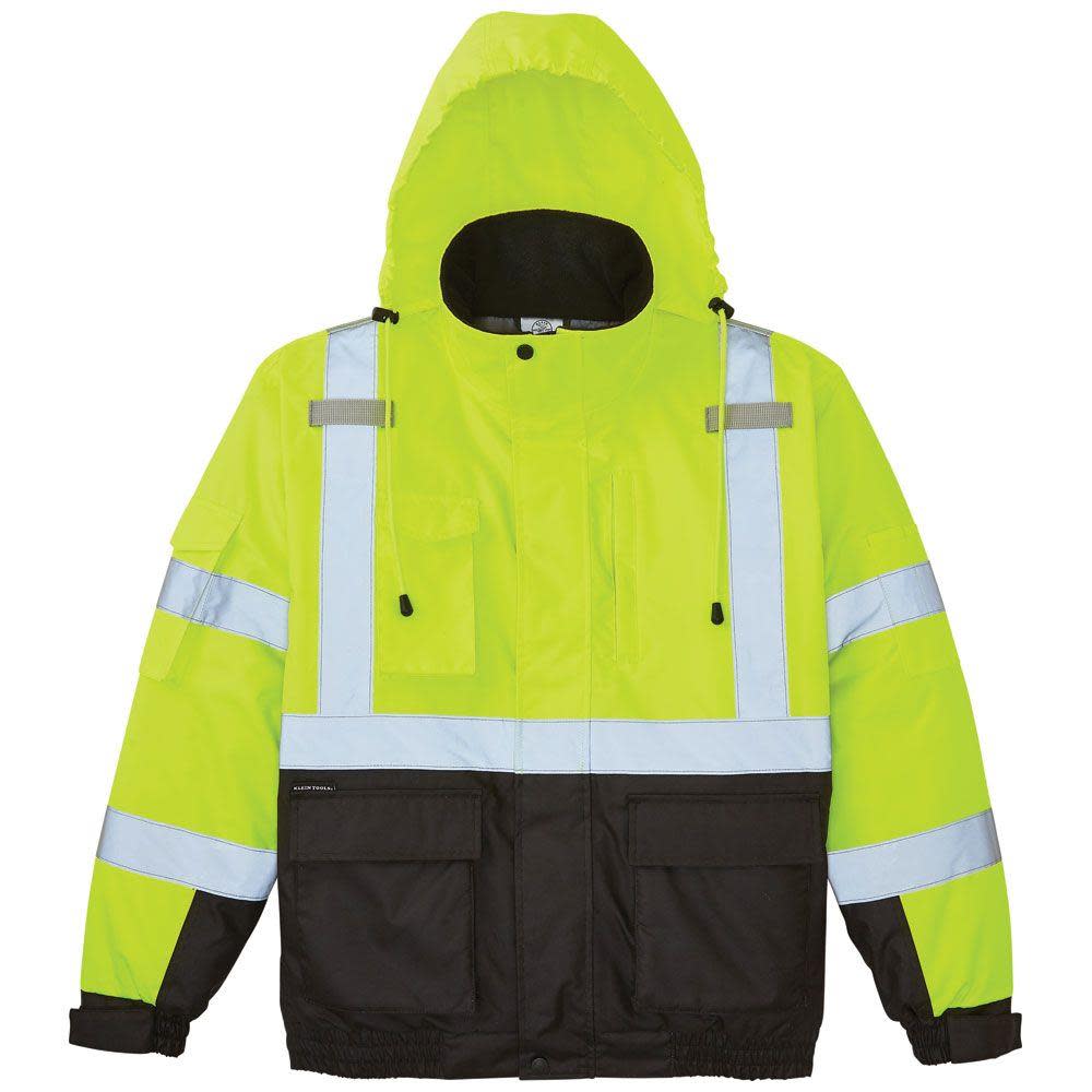 Klein Tools High Visibility Bomber Jacket 3X 60612 from Klein Tools