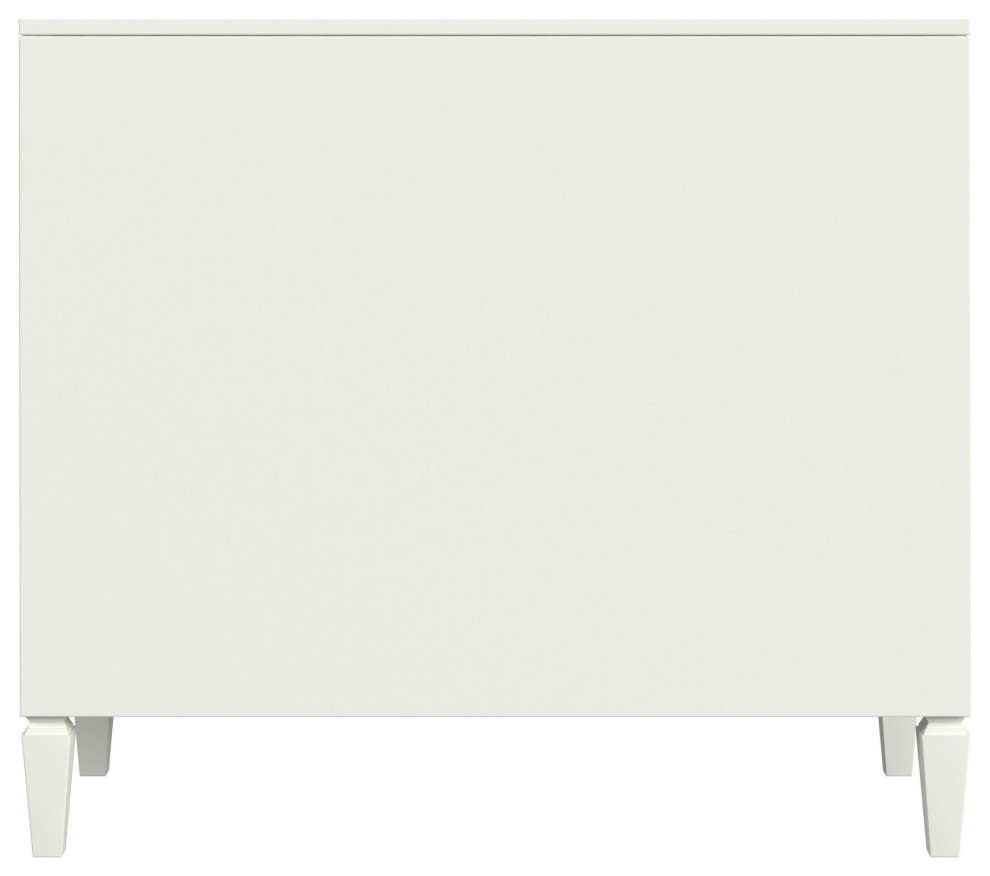 Butler Specialty Company  Hyannis Console Cabinet  White   Tropical   Accent Chests And Cabinets   by PARMA HOME  Houzz