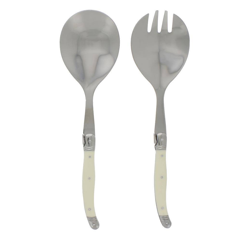 Laguiole 2-Piece Faux Ivory Salad Servers LG038