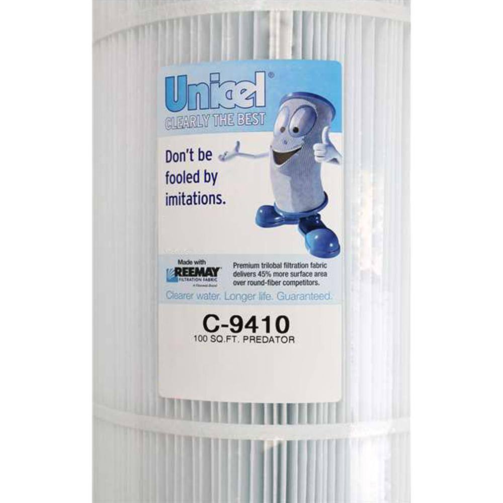 Unicel 10.06 in. Dia 100 sq. ft. Replacement Pool Filter Cartridge C9410