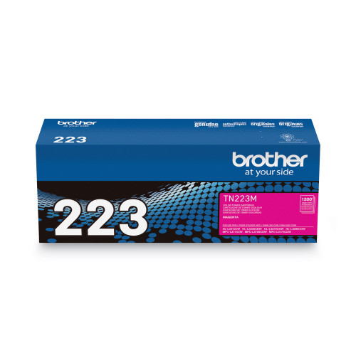 Brother TN223M Toner， 1，300 Page-Yield， Magenta