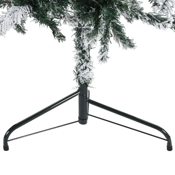 vidaXL Christmas Tree Decoration Slim Artificial Half Xmas Tree with Stand