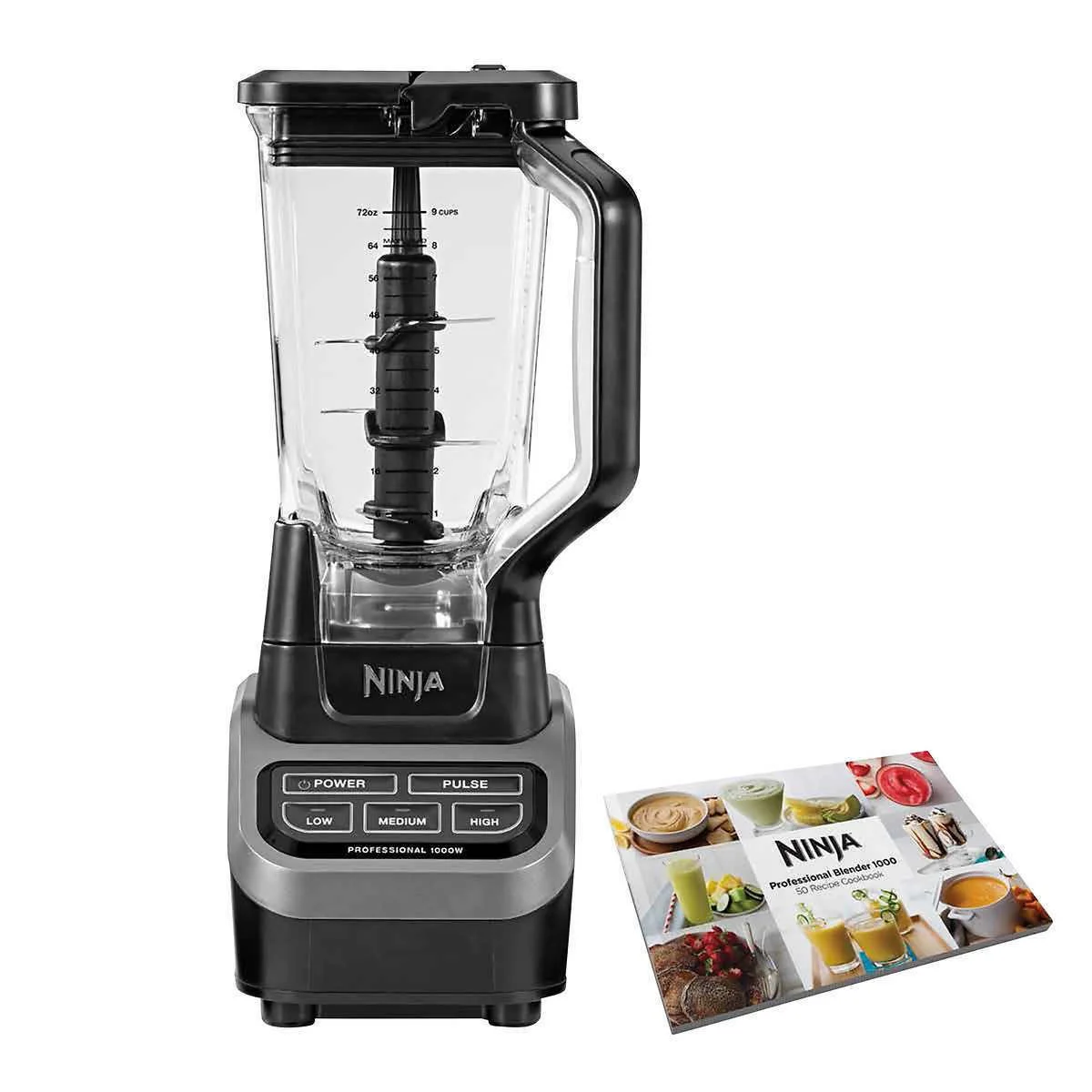 Ninja Professional Blender， 72 Oz Countertop Blender with 1000-Watt Base