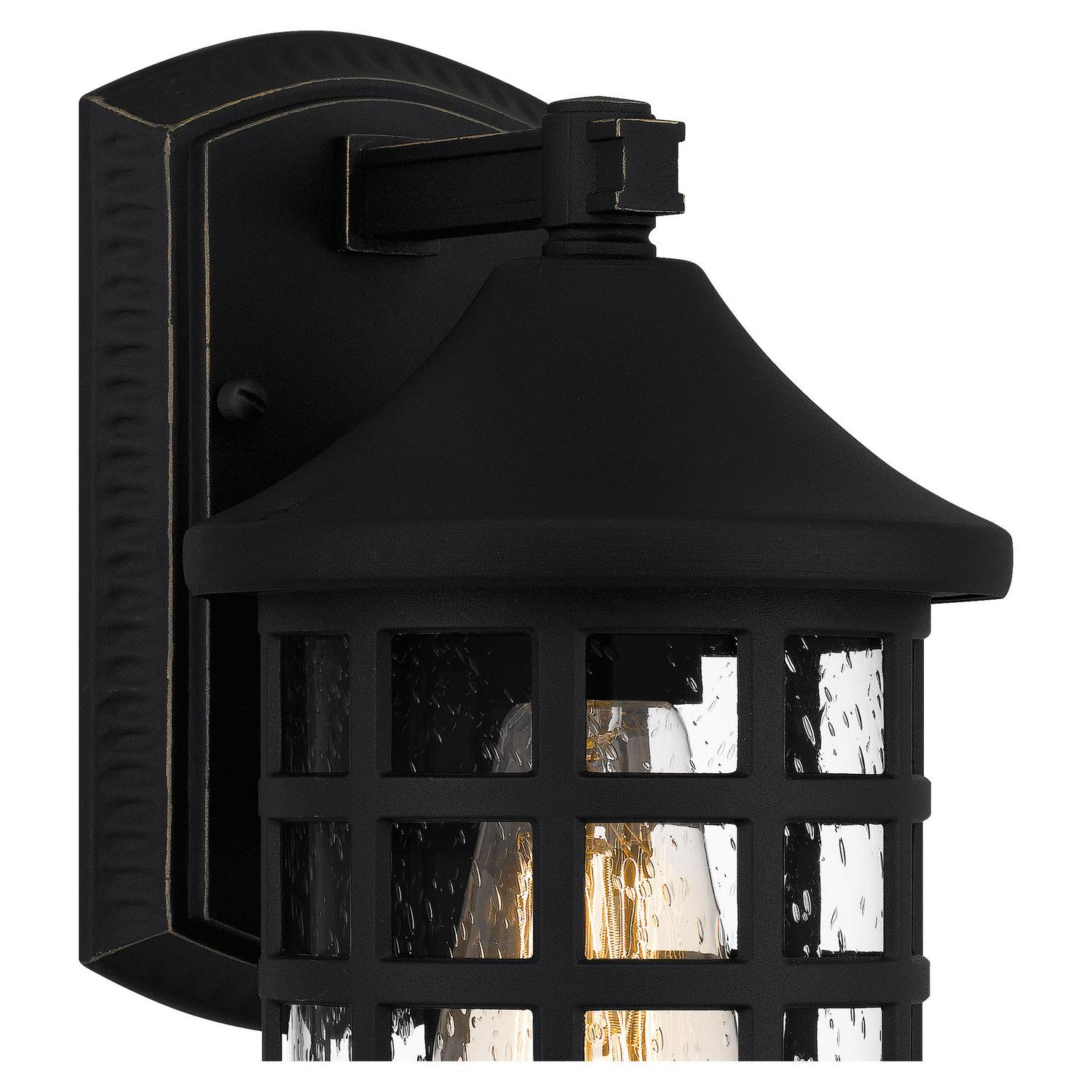 Ashley Harbour Callen 1-Light Earth Black Outdoor Wall Lantern