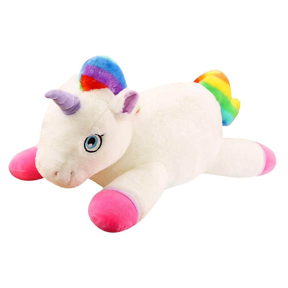 Adorable Doll Pillow Unicorn Shaped Stuffed Plush Toys Unicorn Doll Interactive Toys For Kids Toddlers Children (60cm)