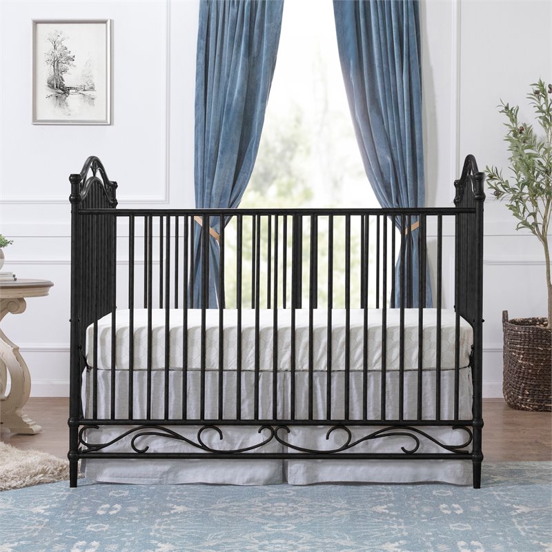 Namesake Camellia 3-In-1 Convertible Crib in Vintage Iron