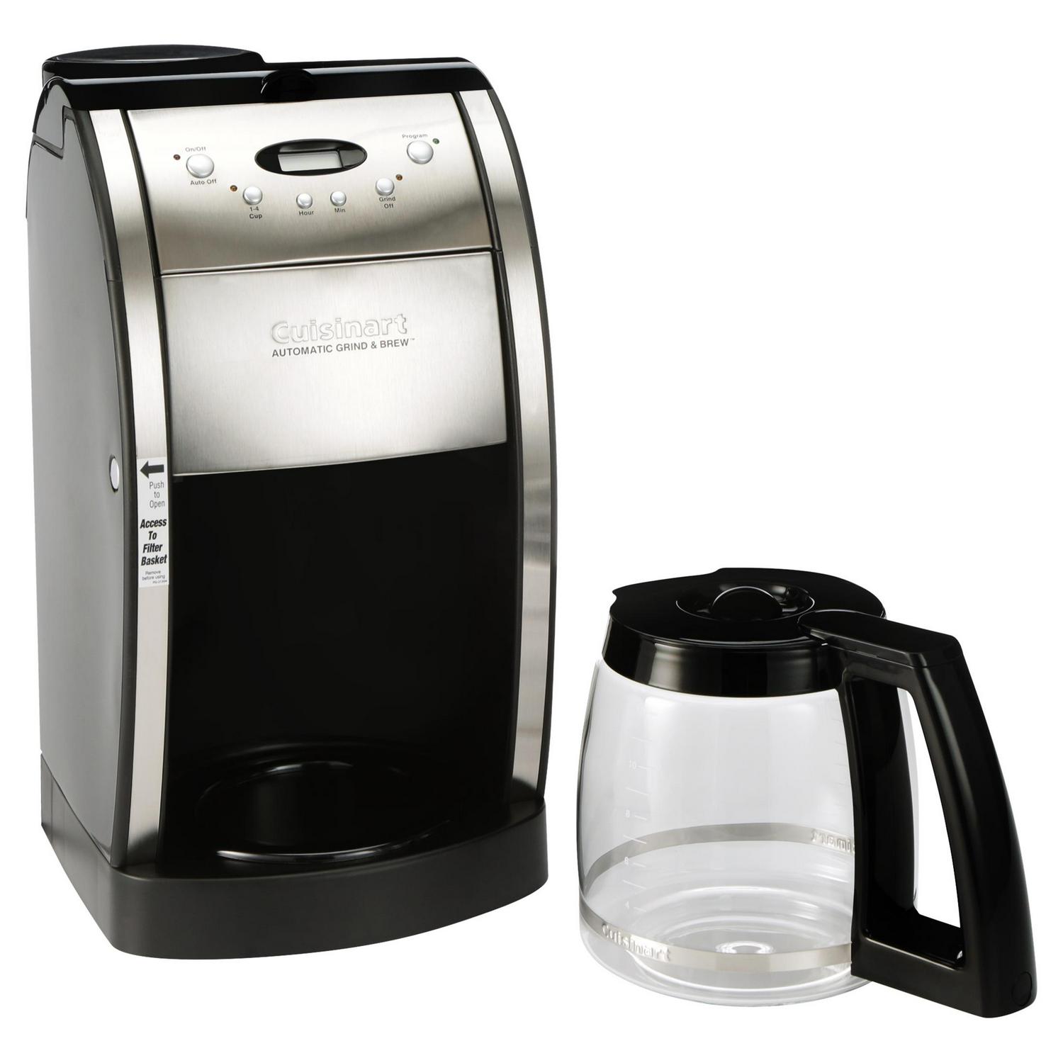 Cuisinart Grind and Brewa c 12 Cup Automatic Coffeemaker Silver  Crowdfused