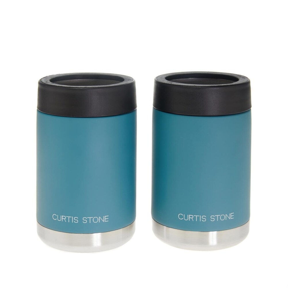 Curtis Stone Set of 2 12 oz. Double Wall Insulated Koozies