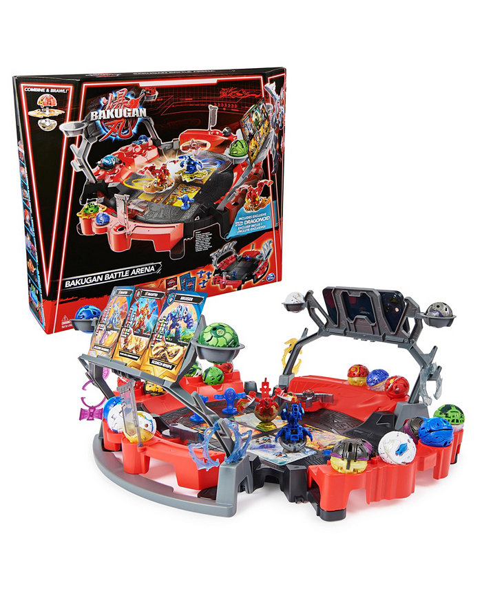 Bakugan Battle Arena with Exclusive Special Attack Dragonoid  Customizable  Spinning Action Figure and Playset