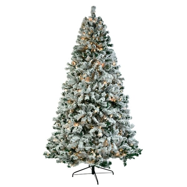 Flocked Artificial Christmas Tree