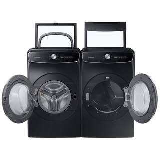  6 cu. ft. Smart High-Efficiency Front Load Washer with Super Speed in Brushed Black WV60A9900AV