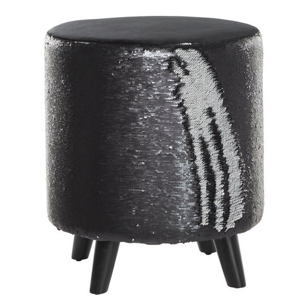 Fabric Contemporary Stool 18 x 16 x 16 - 16 x 16 x 18Round