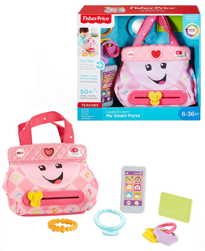 Fisher Price Fisher-Price Laugh and Learn My Smart Purse with 50+ Sounds and Phrases