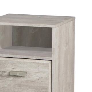 SAINT BIRCH Elma Washed Gray Pedestal File Cabinet SBEL4109MFWG