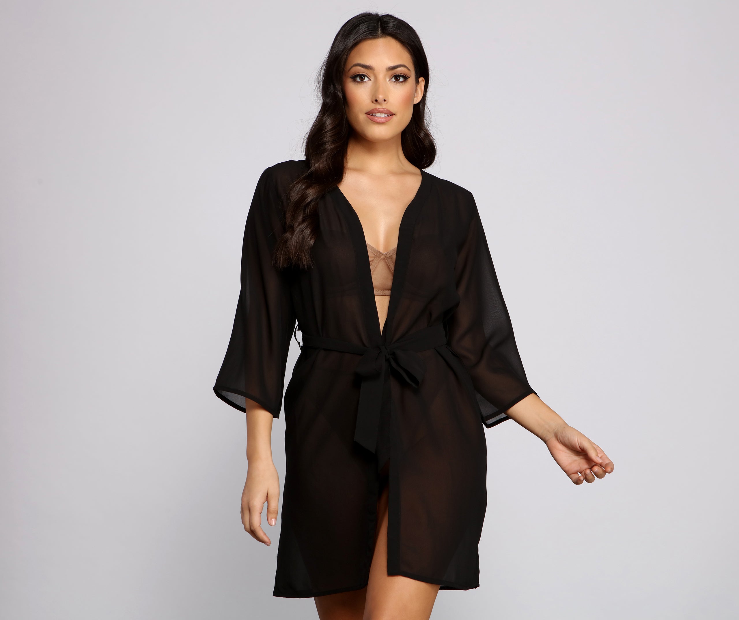 Sheer Sophistication Chiffon Coverup