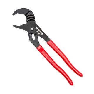 Crescent 12 in. V-Jaw Black Oxide Tongue and Groove Dipped Grip Pliers RT412CVN