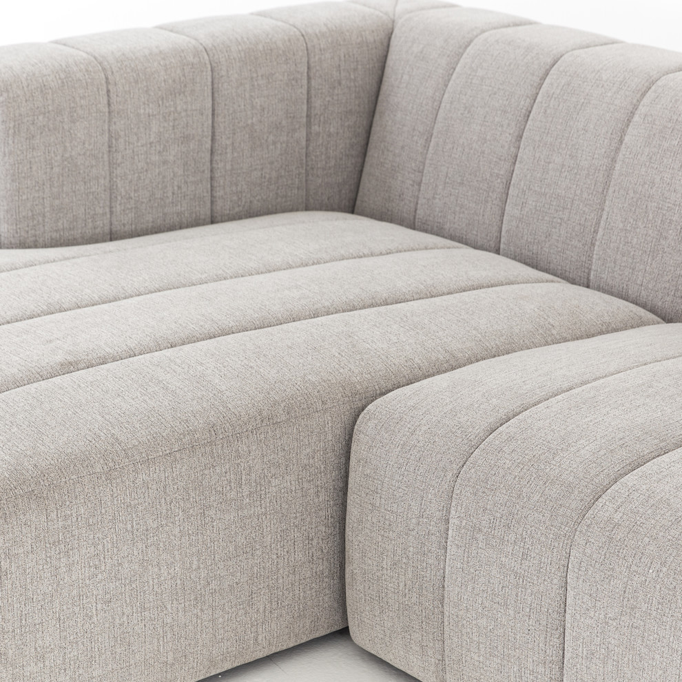 Four Hands Langham Channeled 2 Piece Left Arm Facing Sectional Set   Transitional   Sectional Sofas   by Four Hands  Houzz