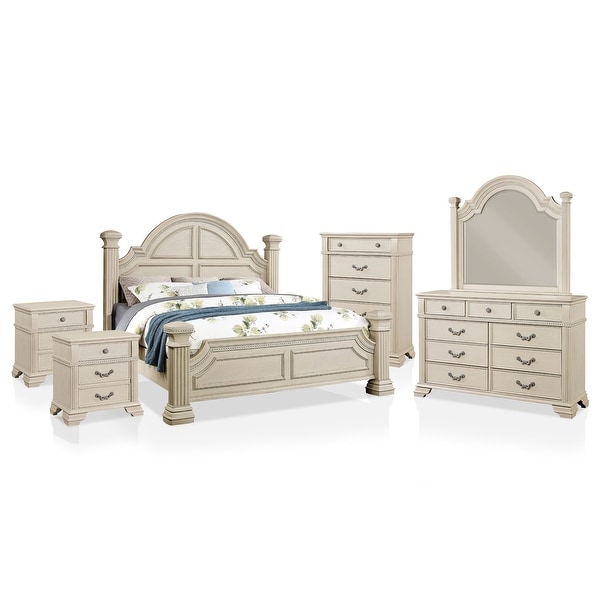 Stroh Traditional 6-Piece Bedroom Set with USB by Furniture of America - - 37051268