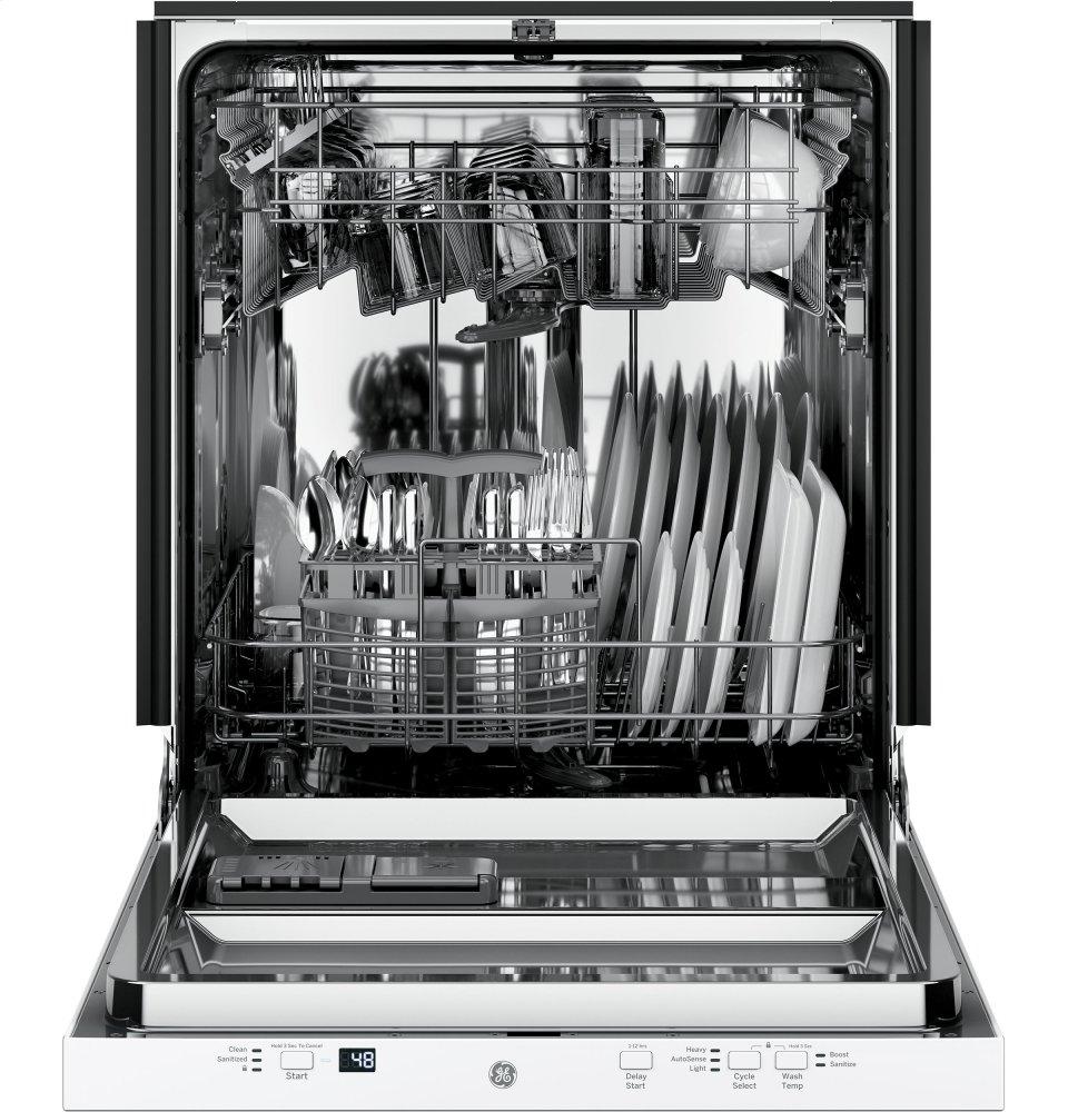 Ge Appliances GDT225SGLWW Ge® Ada Compliant Stainless Steel Interior Dishwasher With Sanitize Cycle