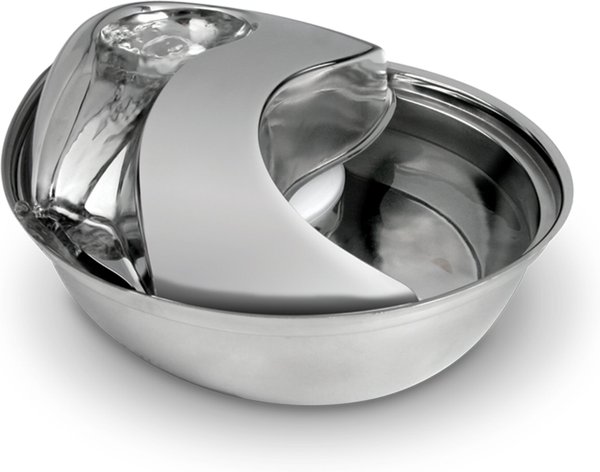 Pioneer Pet Stainless Steel Dog and Cat Fountain Raindrop Design