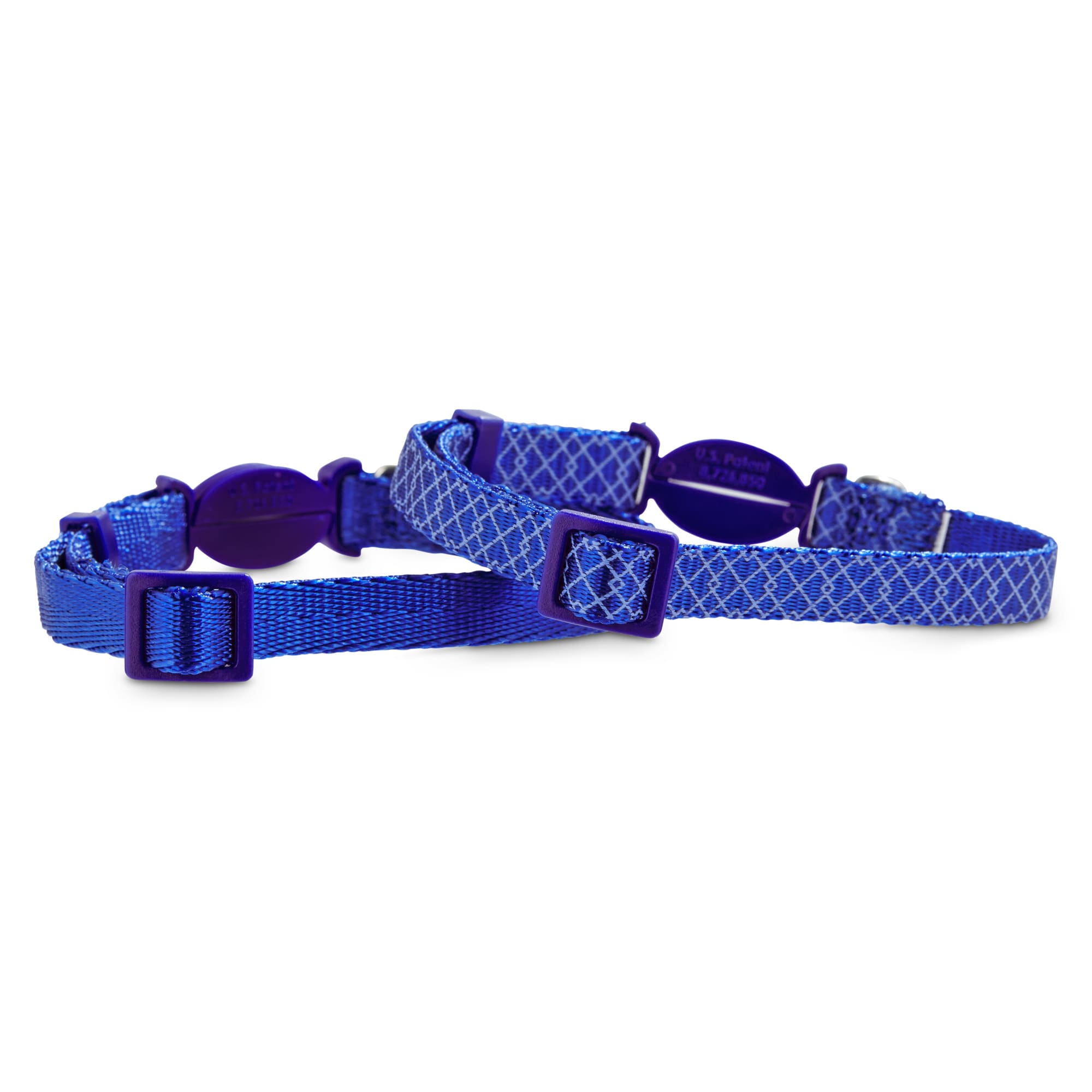 Good2Go Blue Breakaway Cat Collars， Pack of 2